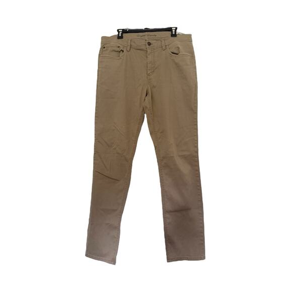 English Laundry Tan Khaki Cotton Chino Pants Straight Leg Size 36 x 34 - Picture 1 of 10